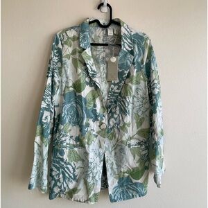 JOIE Linen floral blazer